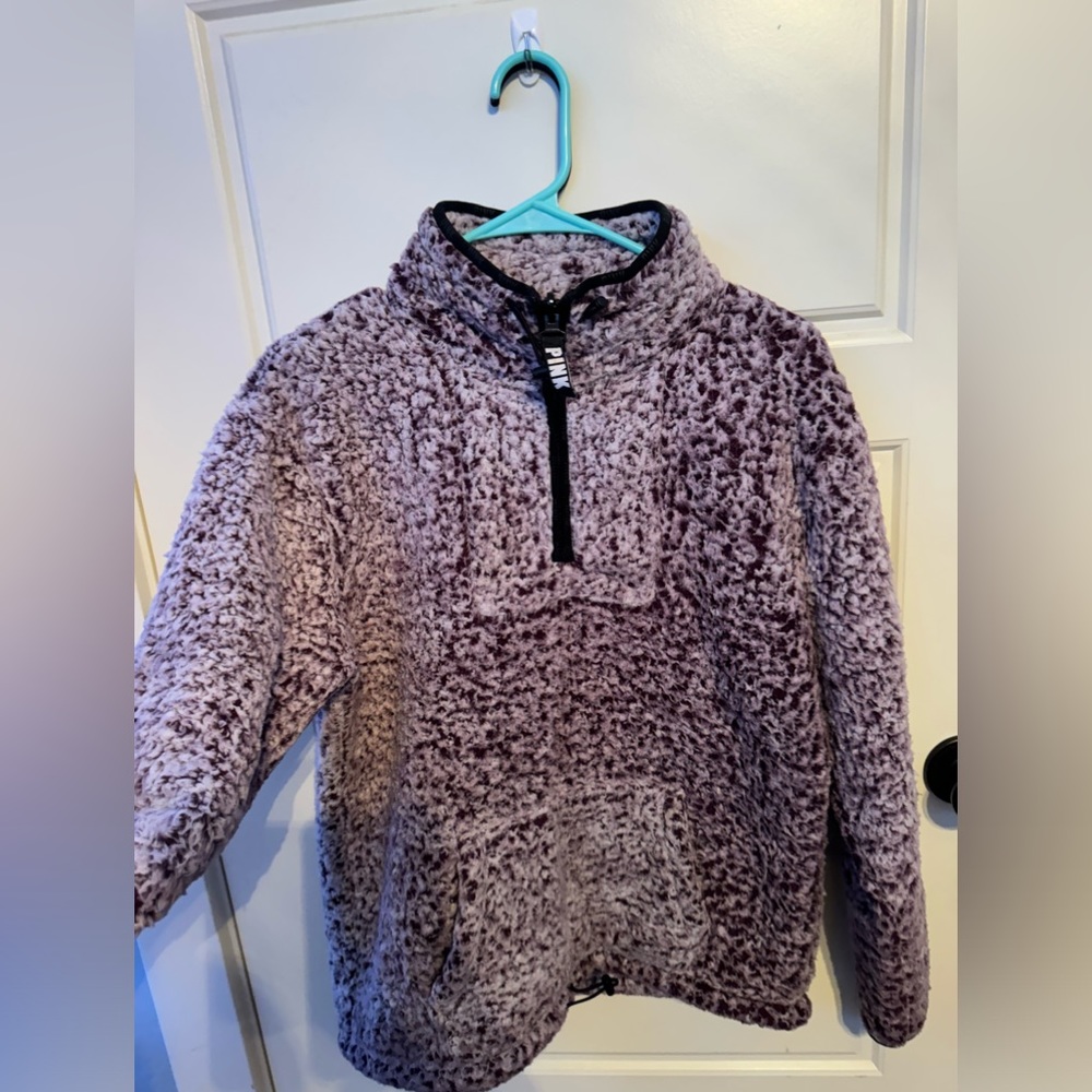 Fleece jacket from pink